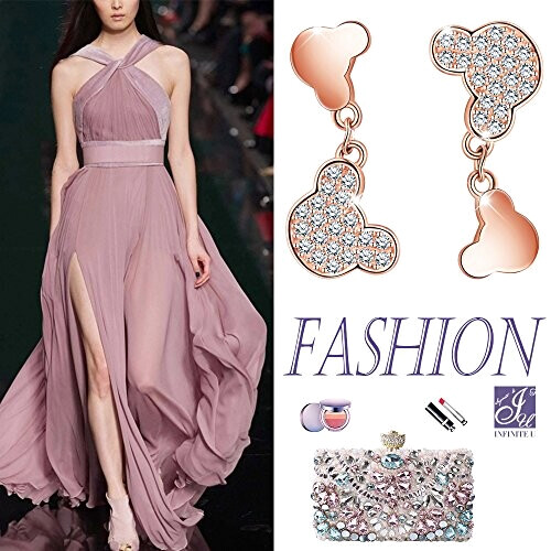 Boucles d'oreille Winnie l'ourson or rose variant 3 