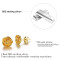 Boucles d'oreille La belle et la bête jaune gold - miniature variant 2