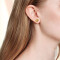 Boucles d'oreille La belle et la bête jaune gold - miniature variant 3