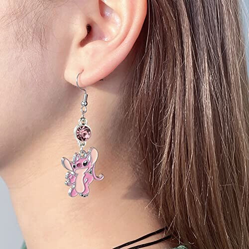 Boucles d'oreille Stitch variant 4 