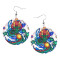 Boucles d'oreille Dragon Ball blanc - miniature