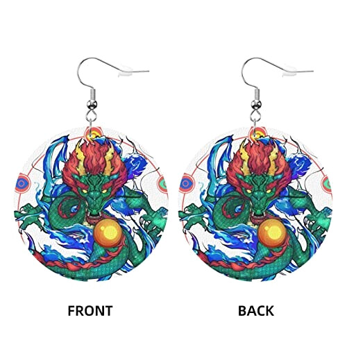 Boucles d'oreille Dragon Ball blanc variant 1 