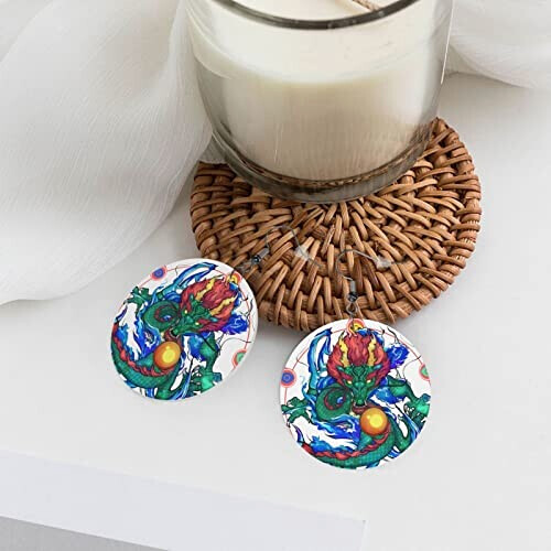 Boucles d'oreille Dragon Ball blanc variant 5 