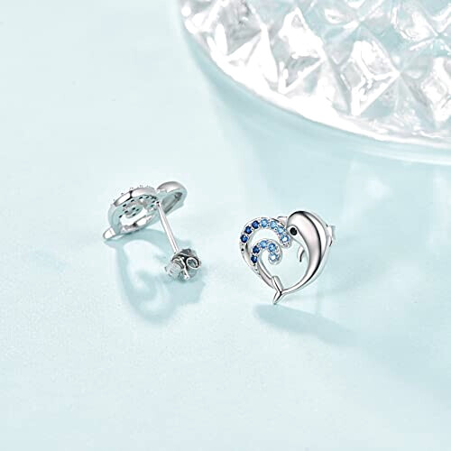 Boucles d'oreille Dauphin variant 1 
