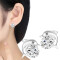 Boucles d'oreille Dauphin blanc - miniature