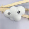 Boucles d'oreille Dauphin blanc - miniature variant 2