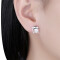 Boucles d'oreille Dauphin blanc - miniature variant 3