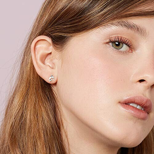 Boucles d'oreille Dauphin argenté variant 1 