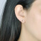 Boucles d'oreille Dauphin or rose - miniature variant 3