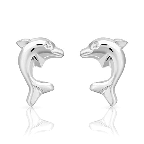 Boucles d'oreille Dauphin argent