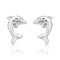 Boucles d'oreille Dauphin argent - miniature