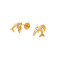 Boucles d'oreille Dauphin or jaune - miniature variant 1