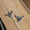 Boucles d'oreille Taureau argent - miniature variant 1