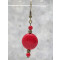 Boucles d'oreille rouge bronze - miniature variant 2