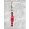 Boucles d'oreille rouge bronze - miniature variant 3