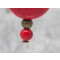 Boucles d'oreille rouge bronze - miniature variant 5