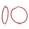 Boucles d'oreille rouge - miniature