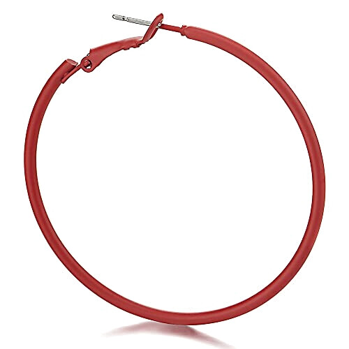 Boucles d'oreille rouge variant 1 