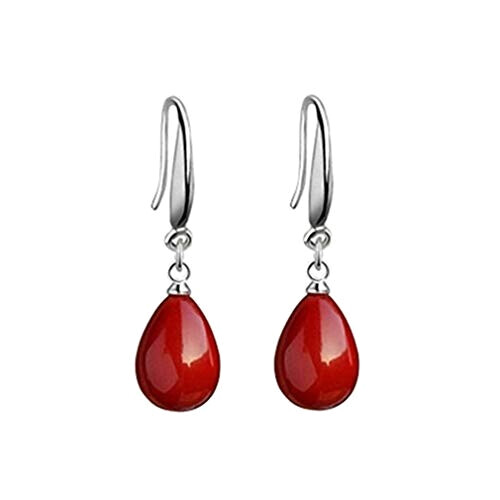 Boucles d'oreille rouge