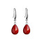 Boucles d'oreille rouge - miniature