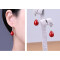 Boucles d'oreille rouge - miniature variant 3