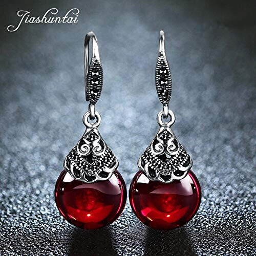 Boucles d'oreille rouge variant 0 