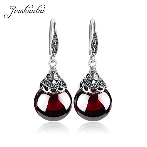 Boucles d'oreille rouge variant 1 