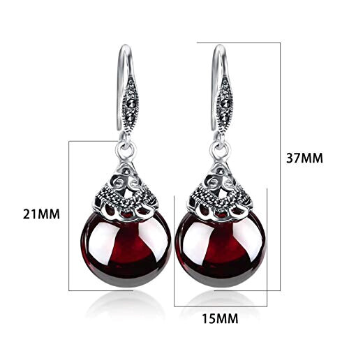 Boucles d'oreille rouge variant 2 