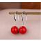 Boucles d'oreille rouge - miniature variant 1