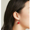 Boucles d'oreille rouge - miniature variant 5