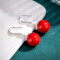 Boucles d'oreille rouge - miniature variant 2