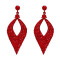 Boucles d'oreille rouge - miniature