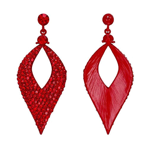 Boucles d'oreille rouge variant 2 