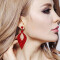 Boucles d'oreille rouge - miniature variant 1