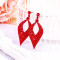 Boucles d'oreille rouge - miniature variant 2