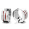 Boucles d'oreille rouge - miniature