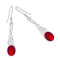 Boucles d'oreille rouge rubis - miniature variant 1